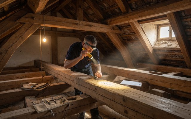 Houtworm inspectie en behandeling