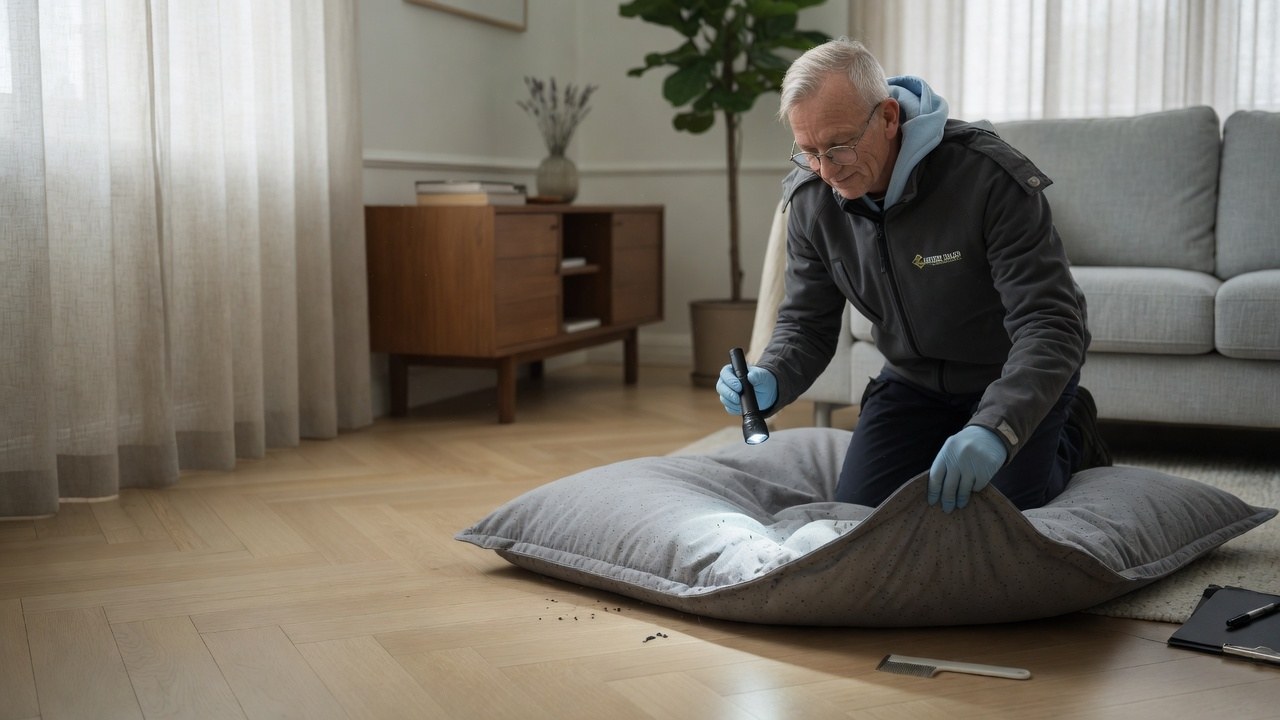 Professionele behandeling tegen vlooien in de woning